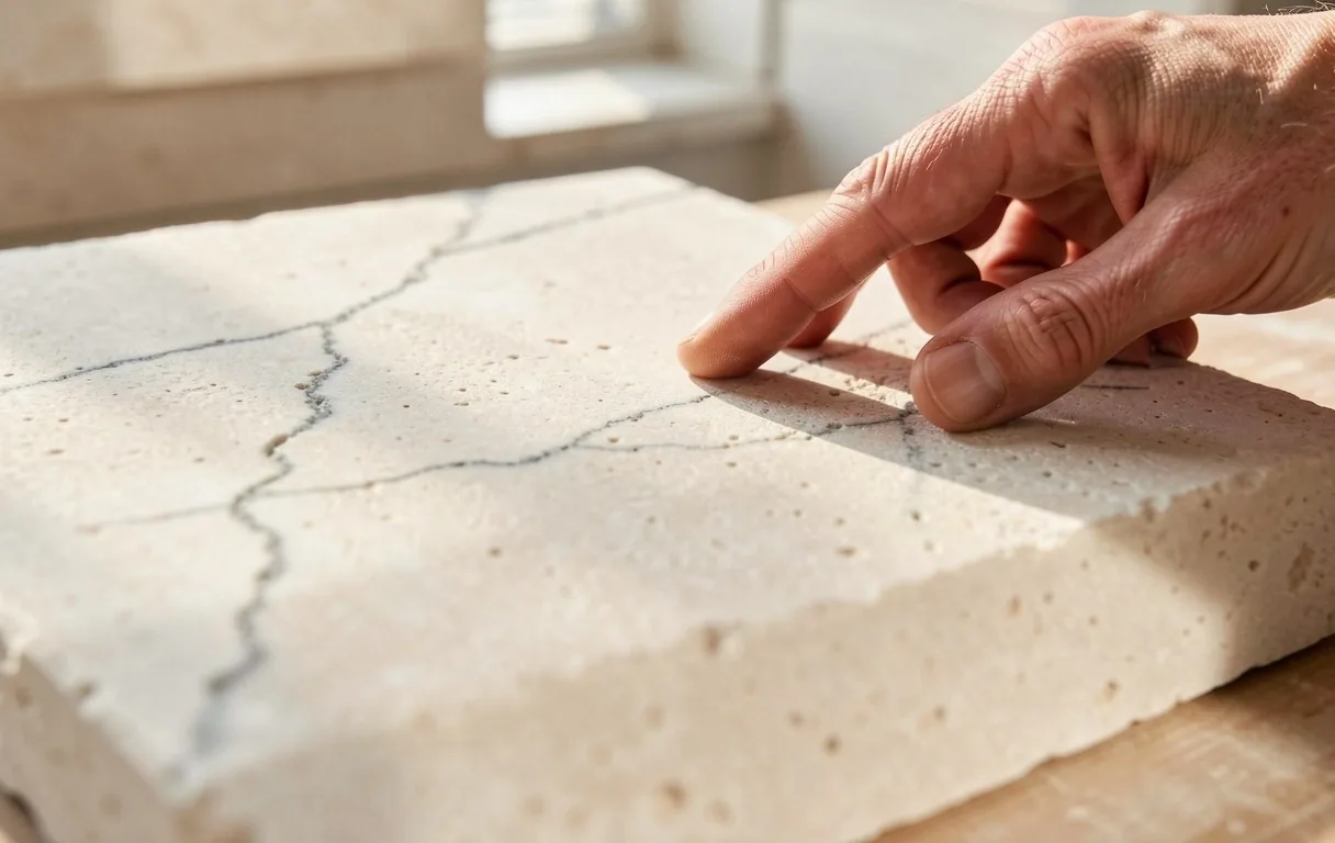 Limestone material detail