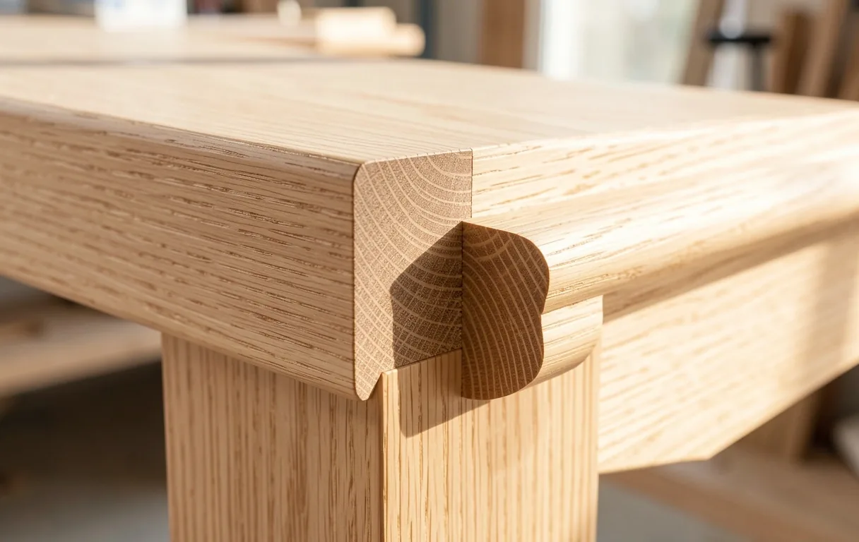 Wood joinery detail